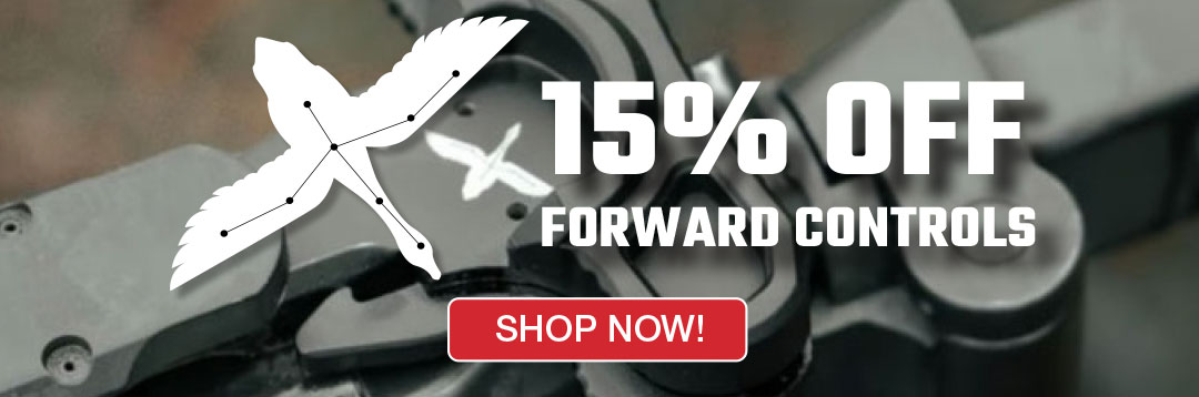 15% off Forward Controls Design Parts