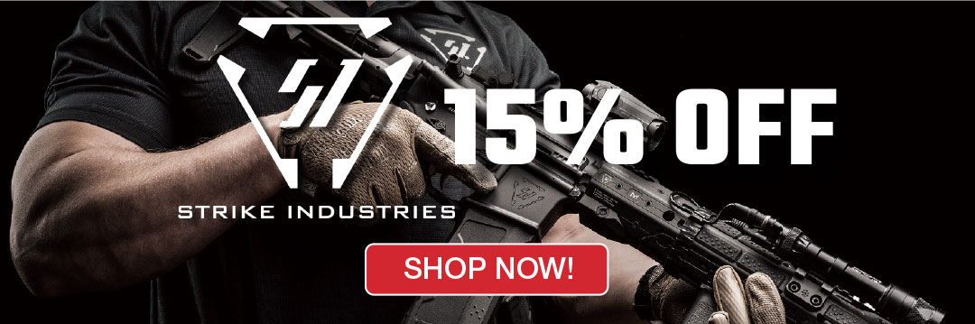 15% off Strike Industries