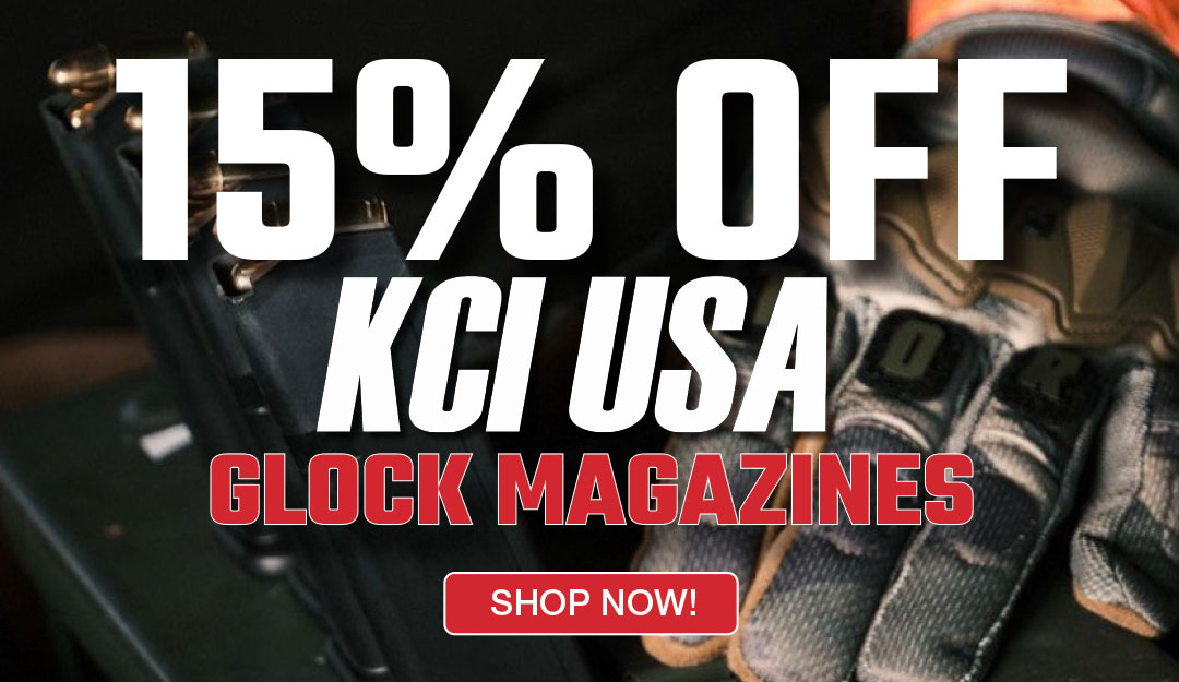 15% off KCI Glock Magazines