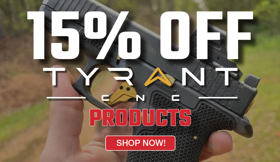 15% off Tyrant Designs Products