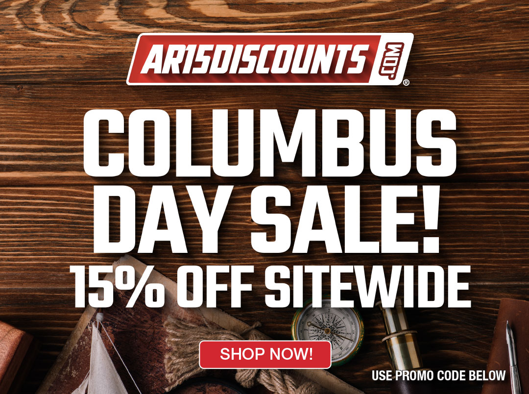 COLUMBUS DAY SALE, 15% off sitewide (COLUMBUS15)