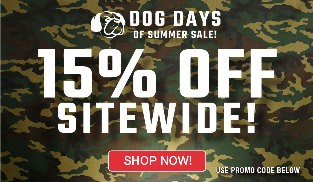 DOG DAYS OF SUMMER SALE: 15% OFF SITEWIDE, use code: SUMMERDAYS15