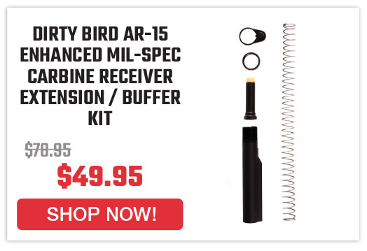 dirty-bird-ar-15-enhanced-mil-spec-carbine-receiver-extension-buffer-kit