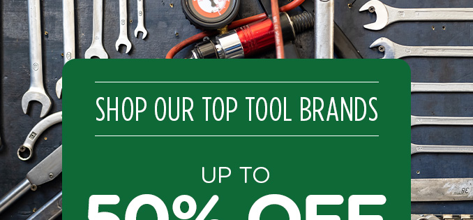 Up to 50% off select tools