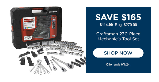 Save $165 on this Craftsman tool set
