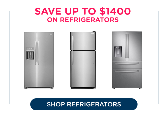 Save up to $1400 on refrigerators