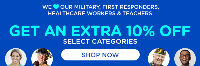 Get an extra 10% off select categories