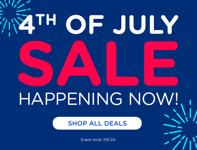 4th of July Sale Happening Now!