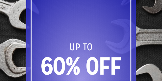 Up to 60% off Tools