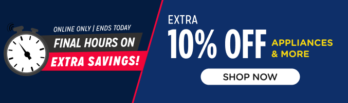 Fourth of July Extra Savings - Extra 10% off appliances & more