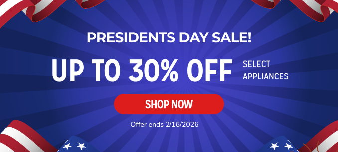 Up to 30% off select Home Appliances