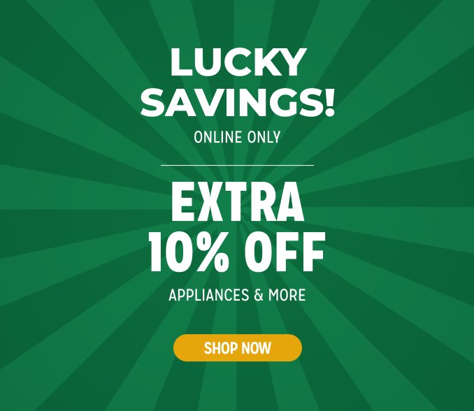Lucky Savings! Online Only - Extra 10% off Appliances and More - Ends 2/3 @ Noon