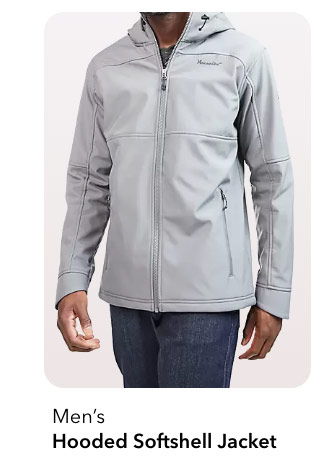 Men's Hooded Softshell Jacket