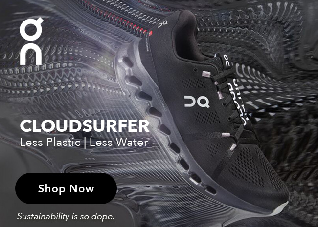 ON Cloudsurfer - Less plastic, less water