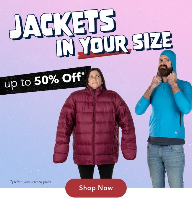 Jackets in YOUR size