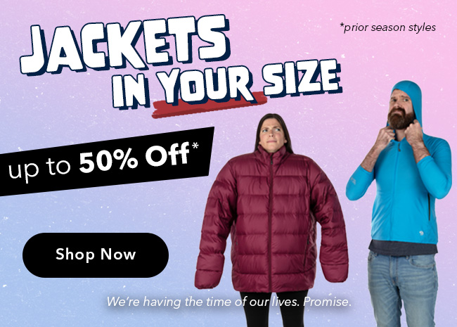 Jackets in YOUR size