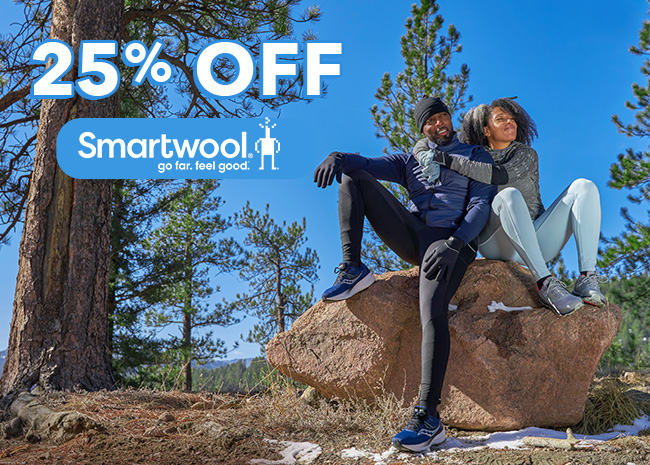 Smartwool is 25% off. Nice.