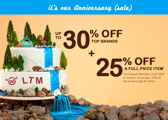 It's our Anniversary (sale)