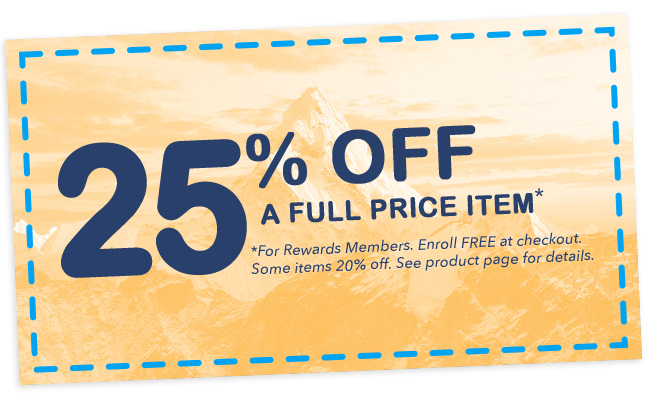 25% off a full price item