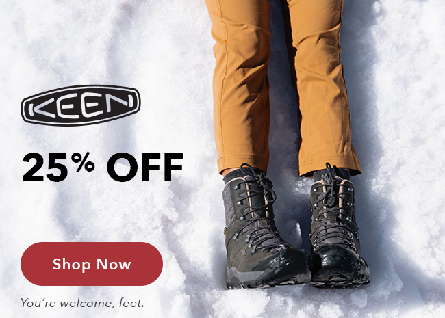 25% off KEEN