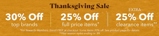 Moosejaw's Thanksgiving Sale