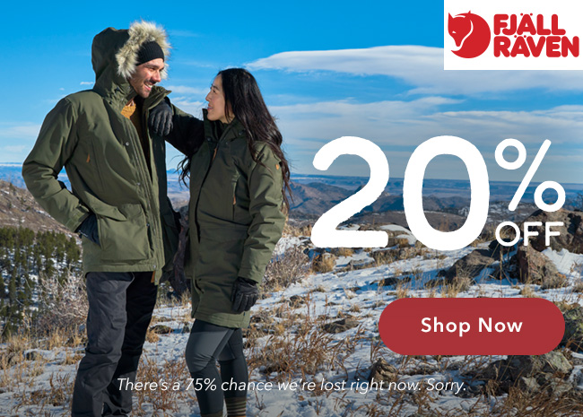 Fjallraven - 20% off