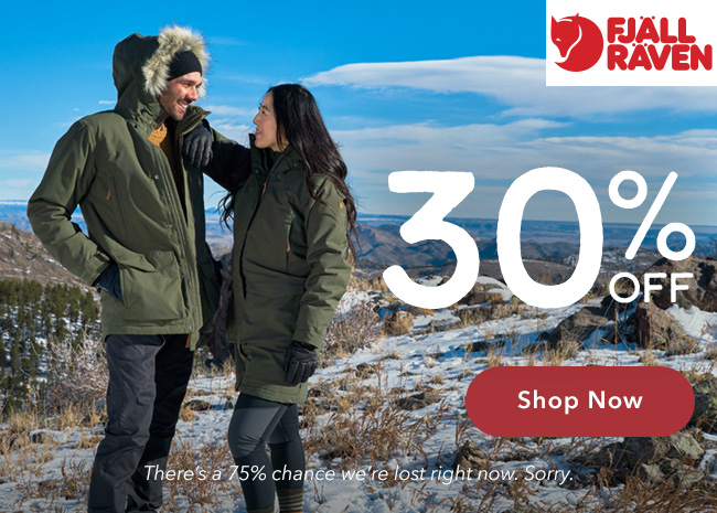 30% off Fjallraven