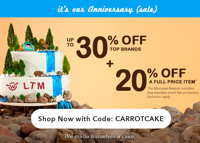 It's our Anniversary (sale)