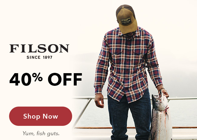 40% off Filson