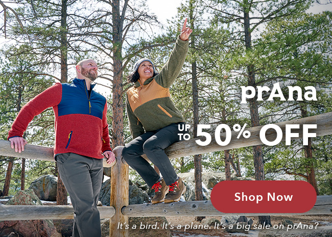 Up to 50% off prAna