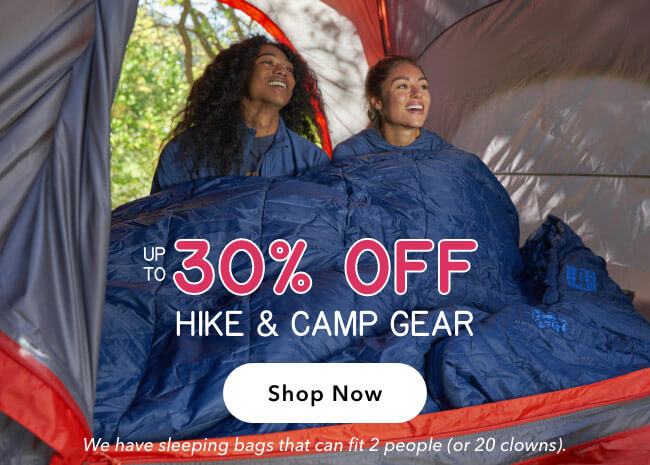 30% Off Hike & Camp Gear