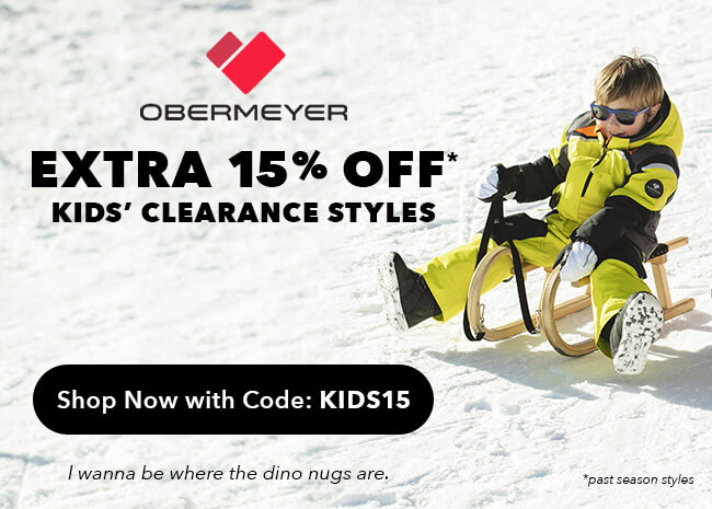 Extra 15% off Obermeyer kids' clearance