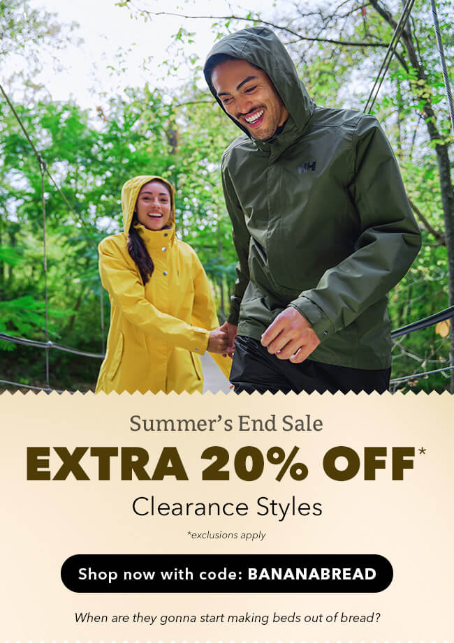 Get an Extra 20% Off Clearance