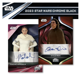 2023 Topps Star Wars Chrome Black Hobby 12-Box Case Break