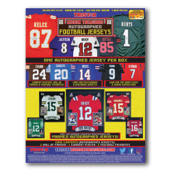 2023 TriStar Hidden Treasures Autographed Football Jersey Hobby Box