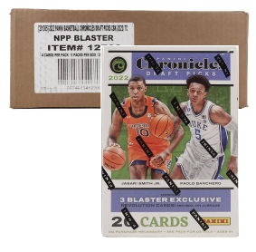 2022/23 Panini Chronicles Draft Picks Basketball 5-Pack Blaster 20-Box Case