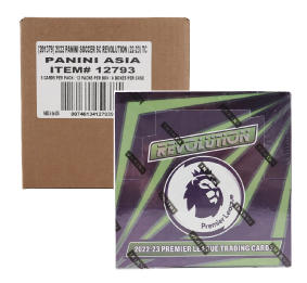 2022/23 Panini Revolution Premier League EPL Soccer Asia 8-Box Case