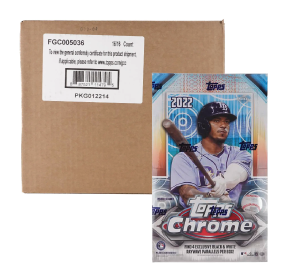 2022 Topps Chrome Sonic Baseball Hobby Lite 16-Box Case