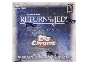 Topps Star Wars: Return of the Jedi Chrome Sapphire Edition Hobby Box