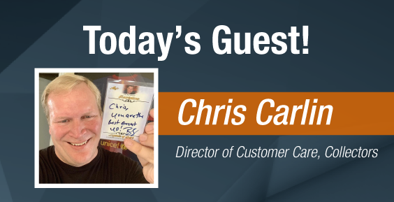 Dave & Adam's The Chase | Today's Guest - Chris Carlin, Director of Customer Care from Collectors!