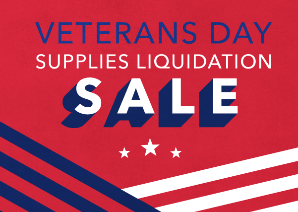 Dave & Adam's Veterans Day Supplies Liquidation Sale