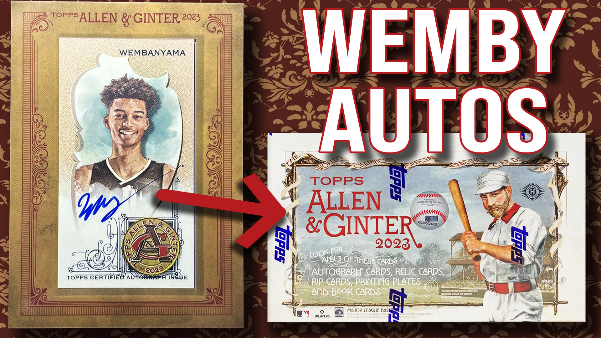 PLUS - Check out our latest YouTube Video that just dropped on Victor Wembanyama in 2023 Topps Allen & Ginter!