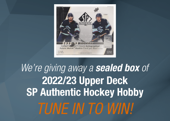 Dave & Adam's The Chase | We're giving away a sealed box of 2022/23 Upper Deck SP Authentic Hockey Hobby! Tune in to win!