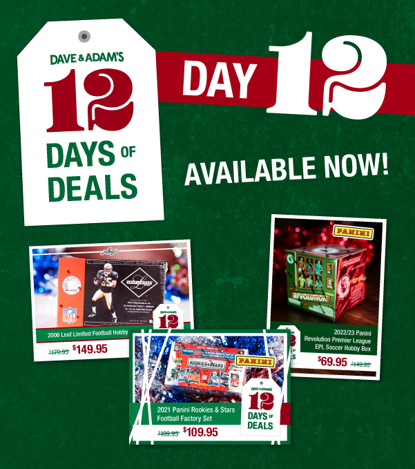 Dave & Adam's 12 Days of Deals - Day 12 Available Now!