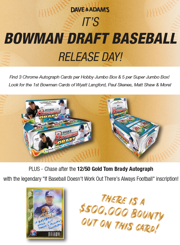 Now on Fanatics Live - Breaking Bowman Draft Baseball! - Dave & Adam's