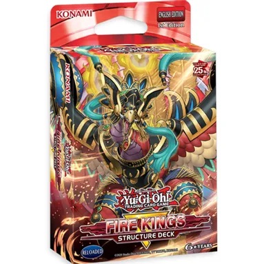 Yu-Gi-Oh Revamped Fire Kings Structure Deck Box