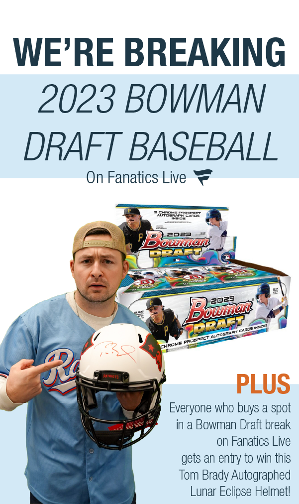 2023 Bowman Draft Baseball Has Prospects -- And Tom Brady