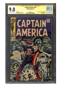 Captain America #107 Stan Lee Signature Series CGC 9.0 (OW-W)