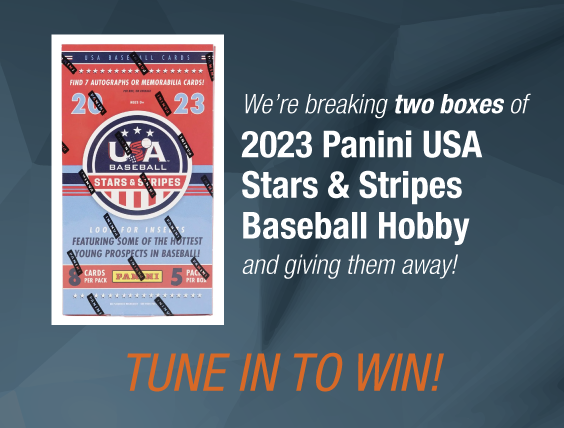 Dave & Adam's The Chase | We're breaking two boxes of 2023 Panini USA Stars & Stripes Baseball Hobby and giving them away! Tune in to win!