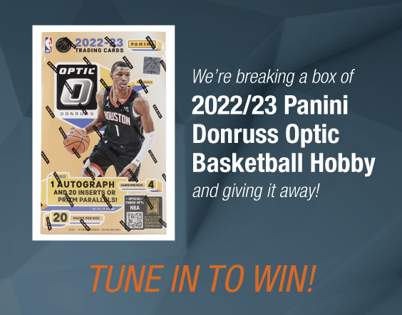 Dave & Adam's The Chase | We're breaking a box of 2022/23 Panini Donruss Optic Basketball Hobby and giving it away! Tune in to win!